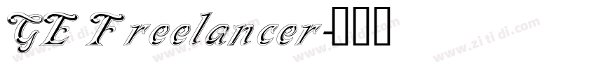 GE Freelancer字体转换